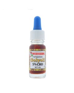 CBD Golyoli 5% met MCT kokos olie in een flesje van 10ml
