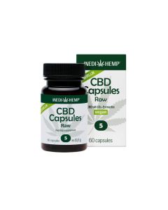 WediHemp CBD Olie Raw capsules 5% 60 Stuks beste cbd capsules