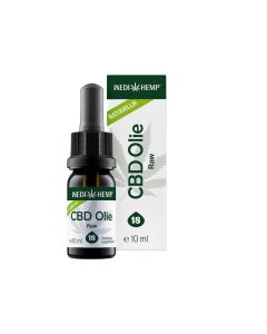 Sterke CBD Olie Raw 18% 1800mg Naturel 10ml WediHemp