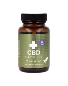 CBD Capsules 60 stuks 25mg Full spectrum Vegan Extra sterk