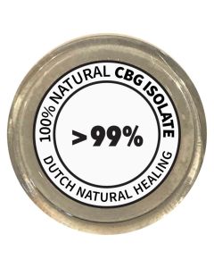 CBG isolaat kristallen 99,8% puur 1 gram van Dutch Natural Healing