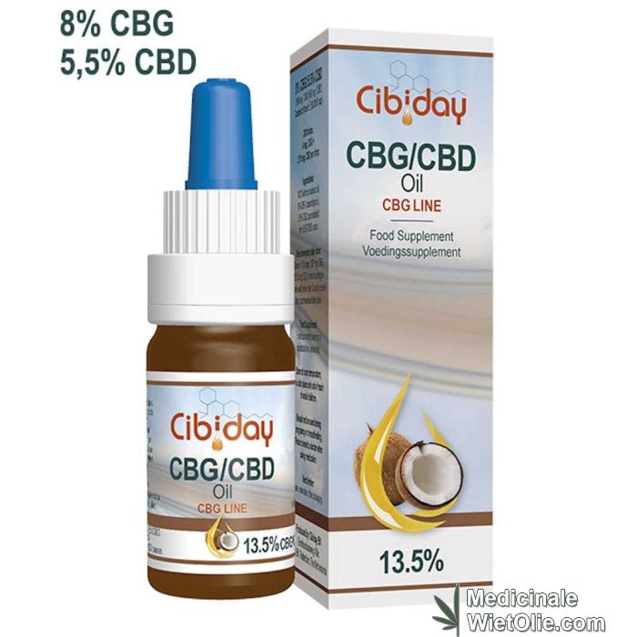 CBG Olie 8% 5,5% CBD 10ml van