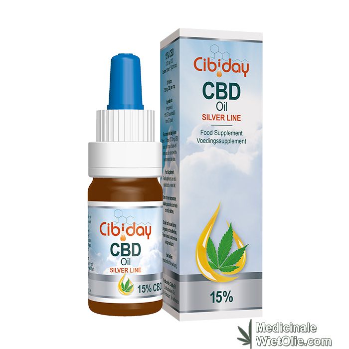 CBD olie 15% Silver Cibiday