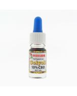 CBD Golyoli 10% met MCT kokos olie in een flesje van 5ml