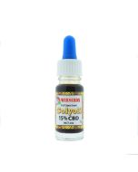 CBD Golyoli 15% met MCT kokos olie in een flesje van 10ml