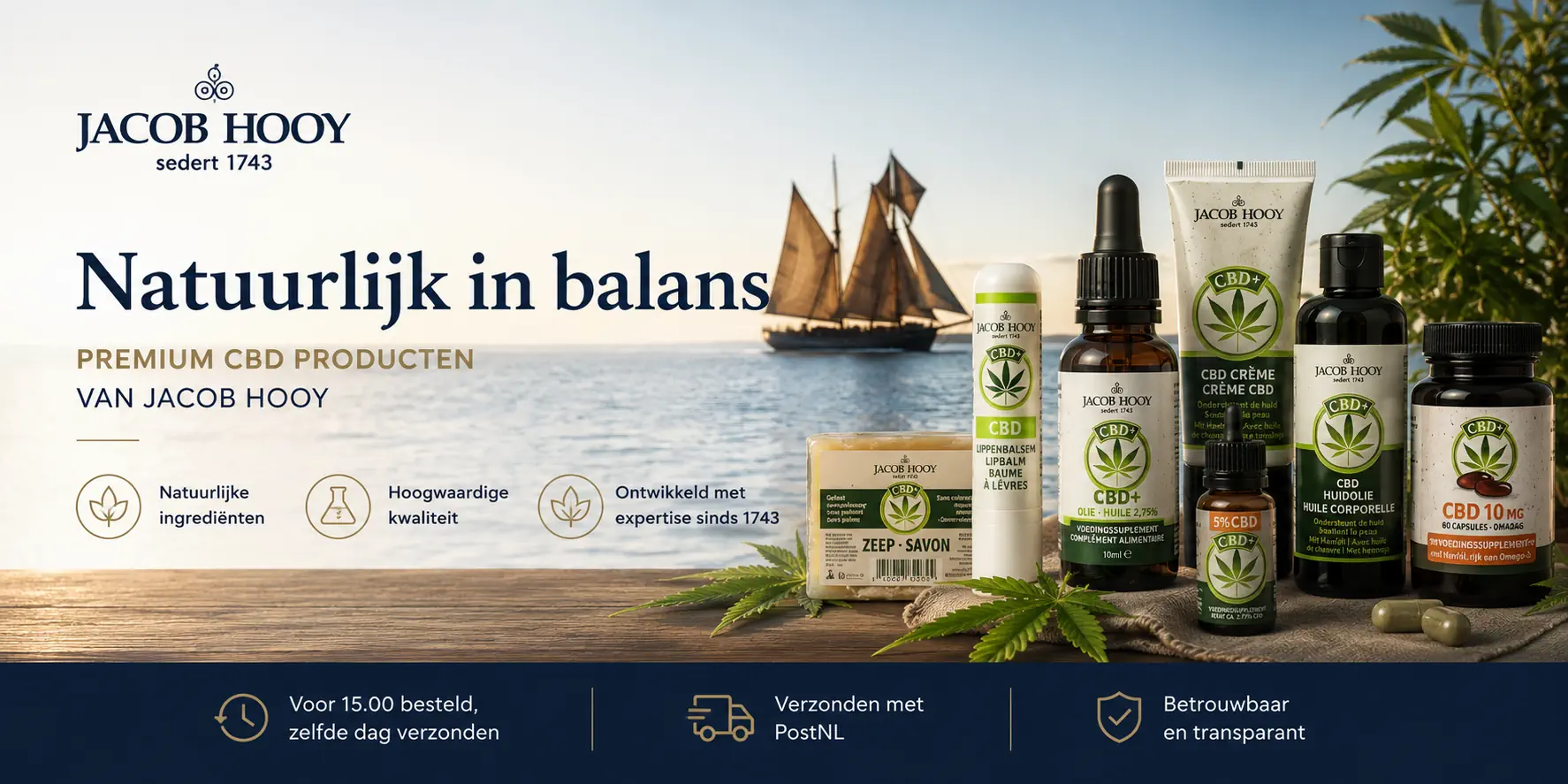 Jacob Hooy CBD voor de laagste prijs